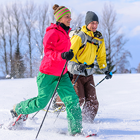 Snowshoeing